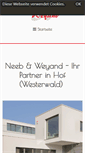 Mobile Screenshot of neeb-weyand.de